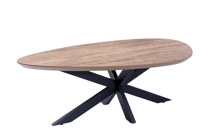 Mango Organic Coffe Table With Metal Legs