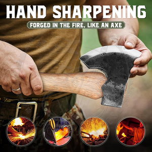 Mới Đến Cắm Trại Công Cụ Lưỡi Thép <span class=keywords><strong>Tomahawk</strong></span> Hatchet Chặt Hatchet Gỗ Xử Lý Di Động Multy Rìu Survival Cắm Trại Hatchet - Product Image 6