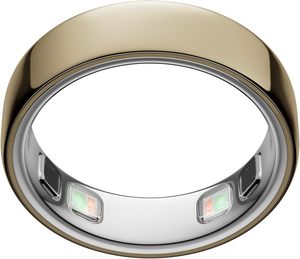 Bague connectée intelligente Ring 5 - Or - Taille 8 - Suivi de la forme physique et du sommeil - Étanche - Recharge magnétique - Ajustable - Product Image 1
