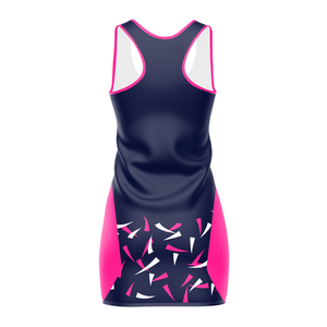 Nuevo vestido de uniforme de netball para mujer, estampado de transferencia de calor, de talla grande, transpirable, de secado rápido, diseño personalizable para animadora - Product Image 6