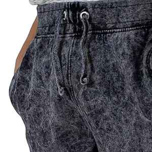 Pantalon de survêtement décontracté en toile délavée, coupe oversize, 100 % coton, imperméable et écologique, collection hiver 2025 – Vente en gros - Product Image 1