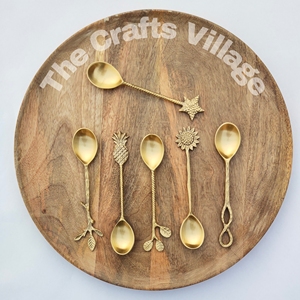 <b>Gold</b> Brass Cutlery Set With Dinnerware Set For Kitchenware Home Hotel Restaurant - Product Image 4