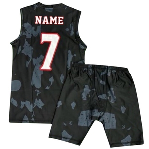 Ensemble d'uniformes de football américain 7v7 personnalisé, entièrement sublimé, pour adultes, uni, antibactérien, séchage rapide, sans manches, respirant, toutes saisons - Product Image 4