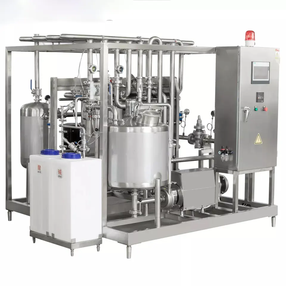 Automatische Plc Controle 1000l/H Melksap Pasteurisatiemachine Zuivelverwerkende Machines En Apparatuur