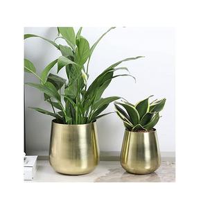 กระถางทองแดงแท้สำหรับตกแต่งบ้านพร้อมชุดชาวไร่ทองแดง2ชิ้นสำหรับห้องและสำนักงาน - Product Image 5