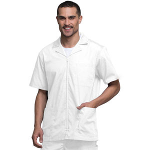 Veste de gommage zippée sur le devant pour hommes, uniforme d'hôpital, veste d'infirmière médicale - Product Image 5