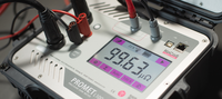 Medidor de micro-ohmios de alta precisión PROMET L100s de calidad excepcional, carga inductiva ohmica, mide la resistencia interna de la batería