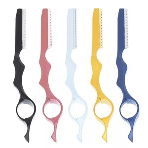 Rasoirs amincissants professionnels à lame unique de haute qualité en acier inoxydable pour salons de beauté - Product Image 5