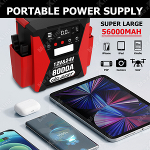 Avviatore di Emergenza per <span class=keywords><strong>Auto</strong></span>, Dispositivo di Avviamento, Power Bank 56000mAh, Caricabatterie d'Emergenza per <span class=keywords><strong>Auto</strong></span> - Product Image 3