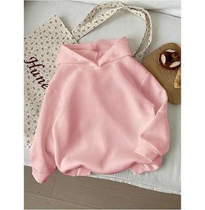 เสื้อฮู้ดเด็กผู้หญิง COZYEASE พิมพ์ลายตัวอักษรน่ารัก แขนยาว สวมหัว - Product Image 1