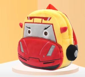 Dessin animé voiture sacs à dos en peluche <span class=keywords><strong>cartable</strong></span> <span class=keywords><strong>maternelle</strong></span> sac d'école pour enfants enfants sac à dos en peluche - Product Image 4