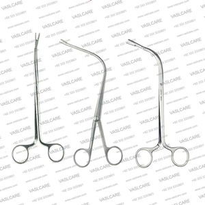 Forceps à os de poisson en acier inoxydable allemand de haute qualité, instrument manuel d'élimination des corps étrangers ORL, certifié CE/ISO classe 1 - Product Image 1