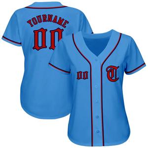 Maillot de baseball de haute qualité en maille avec logo OEM imprimé, nom, numéro, taille plus, antibactérien, respirant pour hommes adultes personnalisés - Product Image 3