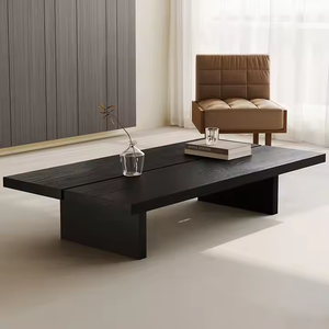 Meubles de salon pour petit appartement moderne, table basse en bois massif, hauteur réglable, mobilier de maison de luxe léger - Product Image 1