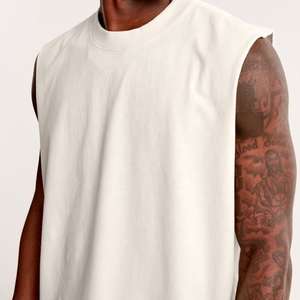 Débardeurs d'été pour hommes Débardeur sans manches pour hommes Débardeur solide de fitness Homme Coton Personnalisé Sport Bottom Top Fashion Tanktop - Product Image 3