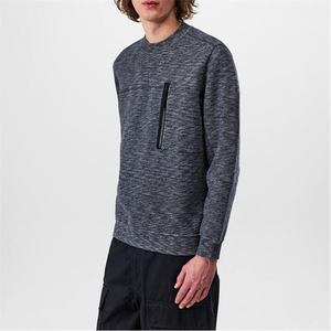 Sudaderas de Forro Polar 100% Algodón para Hombre, Estilo Nuevo, Secado Rápido, Talla Grande, con Logotipo Personalizado, Diseño Sólido en la Parte Delantera, Estilo Casual de Invierno - Product Image 3