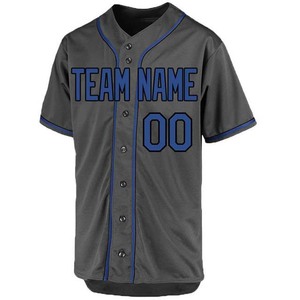 Maillot de baseball personnalisé adulte boutonné nom de l'équipe numéro uniformes hommes jeunes sublimation polyester prix de gros maillot - Product Image 6