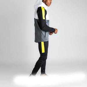 Conjunto de chándal deportivo para correr con logotipo propio personalizado para hombre, diseño de alta calidad, su propia Sudadera con capucha, chándales de pavo - Product Image 2