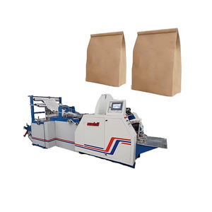 Machine de fabrication de sacs en papier à fond en V de la meilleure qualité avec machine de fabrication de sacs d'emballage à moteur servo - Product Image 1