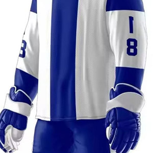 Tenue d'entraînement de hockey sur glace, nouveau style, service OEM, conception personnalisée, uniforme de hockey sur glace pour les meilleures ventes - Product Image 3