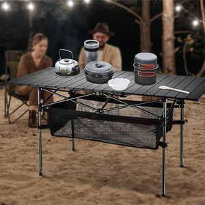 Nw 6LBS leggero in alluminio pieghevole tavolo da campeggio portatile all'aperto Picnic spiaggia barbecue Grill cortile Van vita con borsa per il trasporto - Product Image 1