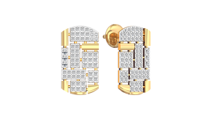 Custom <b>Photo</b> Pendant Set in 10k 14k 18k Gold with Lab Grown Diamond for Parties Gifts Engagements-Necklace and Earrings - Product Image 2