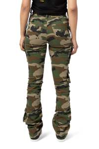 กางเกงคาร์โก้ทรงตรงมี6กระเป๋ากางเกงขาบานสำหรับผู้หญิงแฟชั่นเครื่องแต่งกายแนวสตรีทแบบแฟชั่นสินค้ามาใหม่2025 - Product Image 5