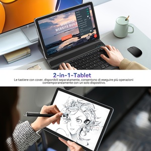 10.1 pollici Tablet Android 2 in 1 con tastiera e penna 12GB RAM 256GB ROM 4G 5G chiamata Octa Core Dual SIM per l'istruzione e il lavoro - Product Image 4