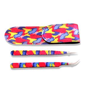 ซับในนุ่มและเย็บอย่างประณีต กระเป๋าหนังใส่ที่คีบออกแบบมาเพื่อการจัดเก็บอุปกรณ์เสริมความงามอย่างปลอดภัยและมืออาชีพ - Product Image 4