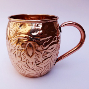 Verres à boire forme élégante personnalisée gaufrée à la main clair Soda bière Laser quantité cadeau pour l'eau potable vente en gros - Product Image 2