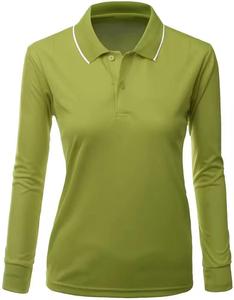 Camisas de Polo de Golf de Secado Rápido al Por Mayor, Fabricación a Precio Económico, Camisetas de Manga Larga de Poliéster para Hombre - Product Image 5