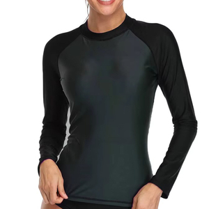 <b>Women's</b> Long Sleeve Rash Guard Breathable and Anti-UV New Design for Fitness Wholesale Price for Sale - Product Image 1