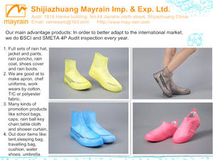 כיסוי נעל עמיד למים יוניסקס חדש לילדים עם עיצוב גומי יפה עם ציפוי רירית pvc רירית לכל עונות השנה - Product Image 5