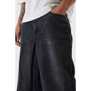 กางเกงยีนส์เอวสูงสำหรับผู้ชายกางเกงยีนส์ขาบานเอวสูงล้างแบบวินเทจสำหรับผู้ชายโลโก้แบบออกแบบได้ตามต้องการ - Product Image 2