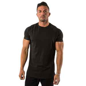Camiseta Deportiva para Hombre, Estilo Atlético, Lavada, de Poliéster, para Fisicoculturismo, Gimnasio, Fitness, Secado Rápido, Transpirable, Manga Corta - Product Image 4