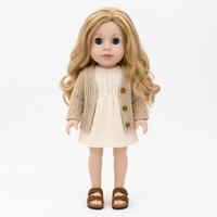 Sandales personnalisées pour poupées en vinyle, mini-jouets, chaussures à deux brides, semelle moulée sur mesure, OEM ODM pour poupées de 18 pouces