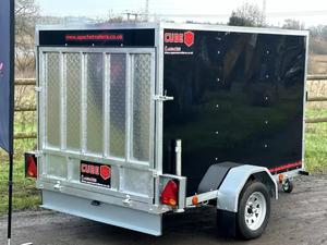 Top Quality 9ft x 5ft Cube Pro 95 <b>Box</b> <b>Trailer</b> with 5ft Internal Height & Rear Loading Ramp in Black - Product Image 3