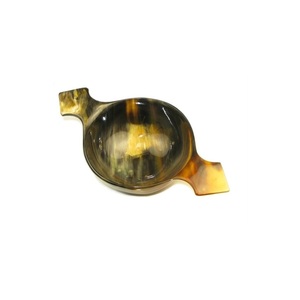 Cuenco de cuerno de búfalo pulido de diseño único, nuevo diseño hecho a mano, cuenco de cuerno para servir ensalada, fabricante de India - Product Image 4