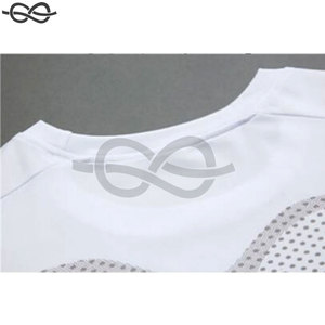 T-shirt de sport à manches longues pour hommes, vêtements de compression de gymnastique thermique et athlétique, haut léger pour hommes, blanc - Product Image 6