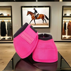 Protège-jambes LCI Horse Boots No Turn Bell Boot pour chevaux, paire de protections pour les sabots, pour une protection et un confort maximum. - Product Image 4