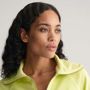 Logo personnalisé confortable femmes pull à capuche quart 1/4 fermeture éclair pull sweat fabricant - Product Image 6