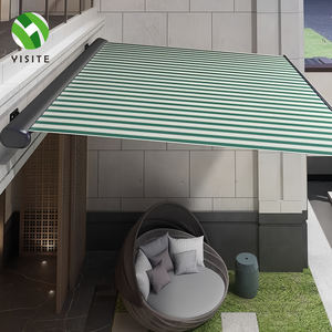Auvents latéraux rétractables automatiques modernes <span class=keywords><strong>pour</strong></span> extérieur, porte à enroulement en alliage d'aluminium, format électrique, fenêtres de toit, simples - Product Image 1
