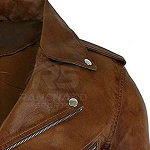 Blouson en cuir de motard de haute qualité, coupe-vent, équipement de moto, blouson en cuir de moto personnalisable - Product Image 3