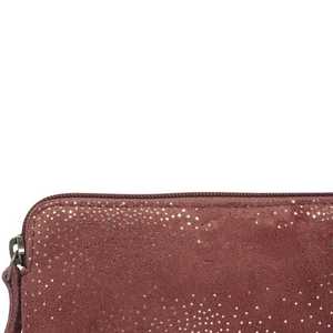 Bolsa de cosméticos de cuero genuino adornada en oro amarillo de moda Bohemia elegante hecha a mano de alta calidad proveedor superior indio Vintage - Product Image 5