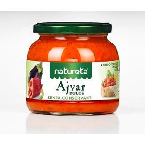 Salsa de Tomate Ajvar Dolce Natureta en Botella 540g, Paquete de 6, Sin Conservantes, Refrigerar Después de Abrir - Product Image 1