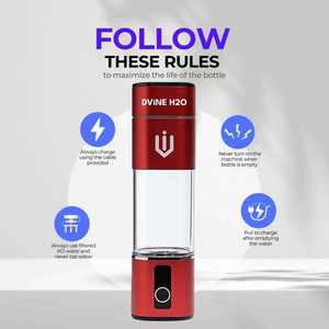 Bouteille génératrice d'eau hydrogénée rechargeable la plus vendue pour un mode de vie sain, fabricant d'eau riche en hydrogène à prix raisonnable - Product Image 6