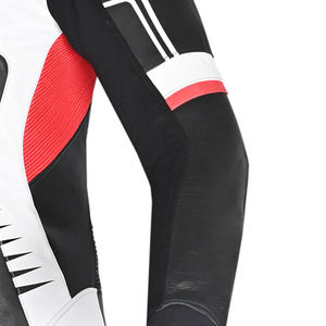 Trajes de Motocicleta de Cuero Unisex de Alta Calidad con Logotipo Personalizado, Transpirables, Teñidos con Hilo, Bordado 3D, 120g, Ropa Deportiva de Carreras - Product Image 5