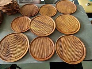 100% Naturel Artisanat Restaurant Assiettes Ensembles Vaisselle Assiette En Bois Snack Plats Assiettes En Bois Bols Avec Le Meilleur Prix 2024 - Product Image 4