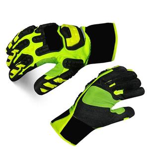 Guantes Mecánicos de Protección TPR para Bomberos, con Pantalla Táctil de Cuero Sintético, Venta al Por Mayor Personalizada de Fábrica - Product Image 3