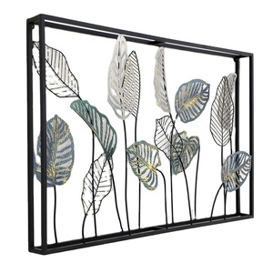 Conception de luxe moderne personnalisé géant 3d métal Art mural décor vente en gros en métal art mural suspendu/maison hôtel salon - Product Image 1